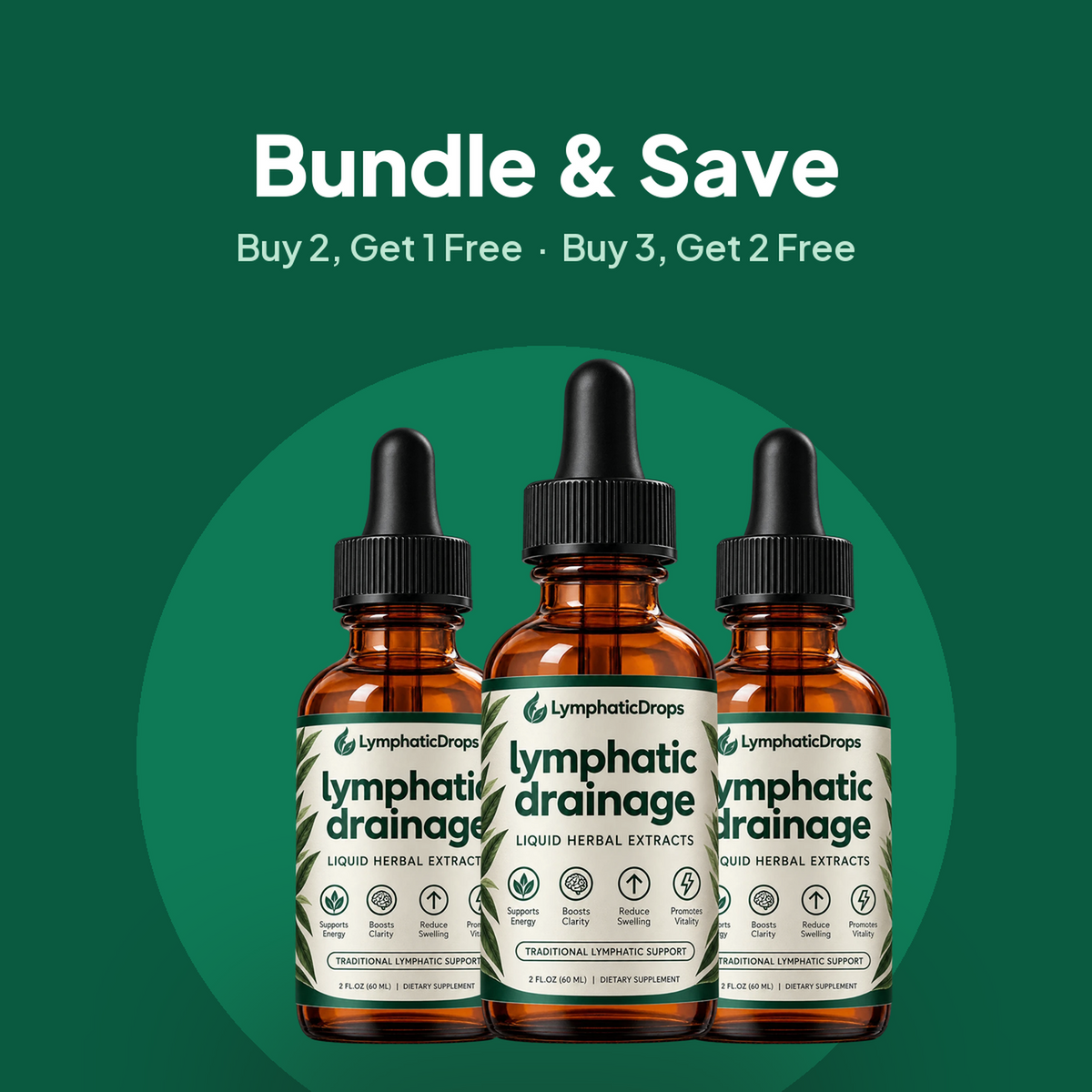 Bundle and save: Buy 2 Get 1 Free, Buy 3 Get 2 Free